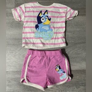 Toddler Bluey Shorts Set